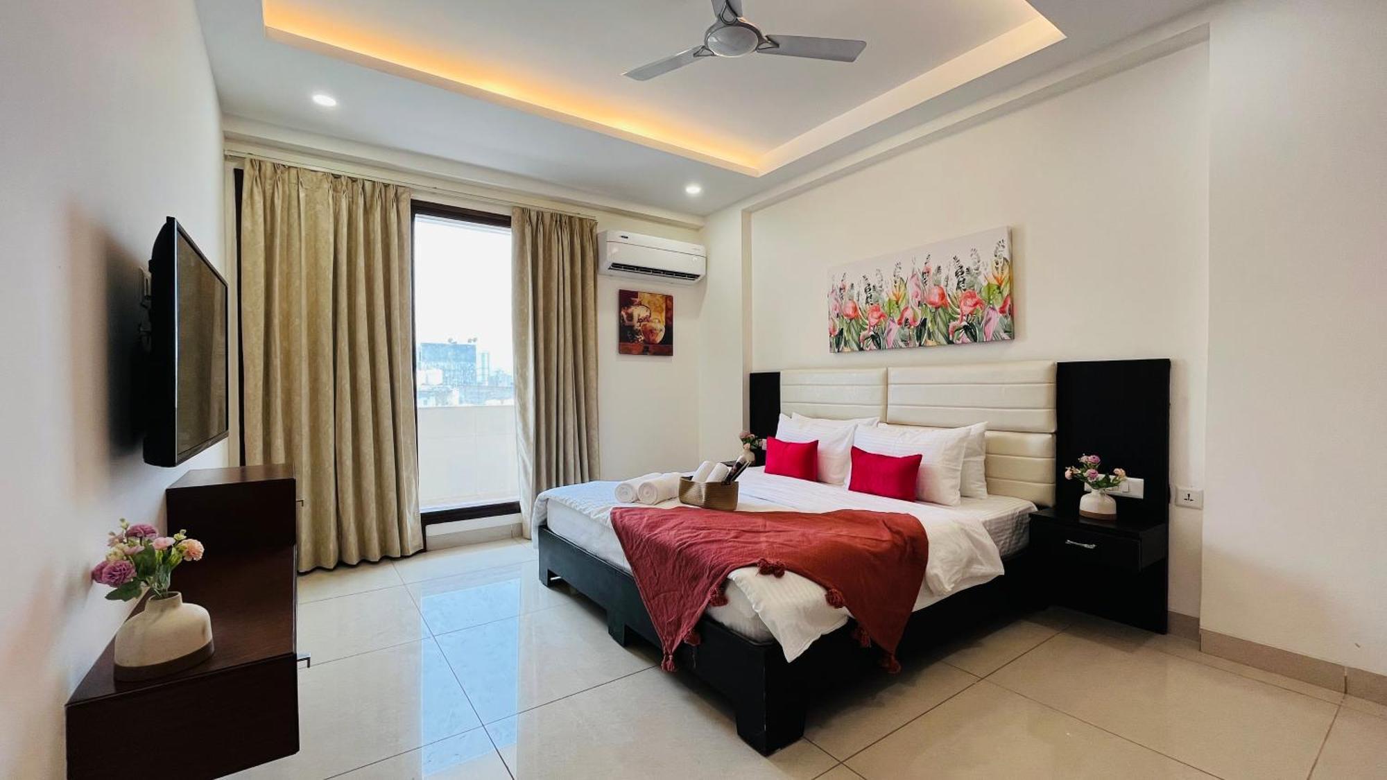 גורגאון Olive Service Apartments - Golf Course Road מראה חיצוני תמונה