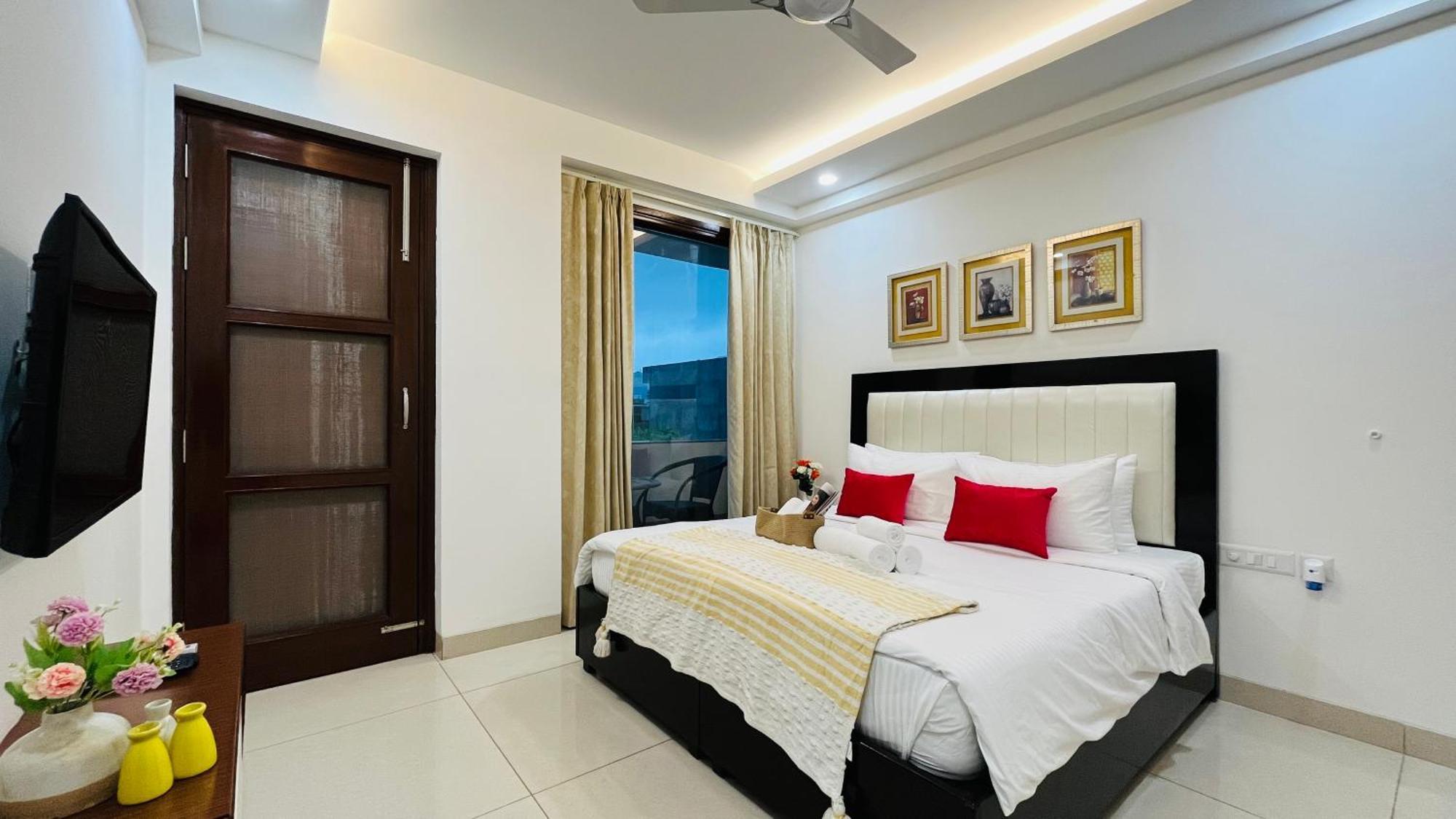 גורגאון Olive Service Apartments - Golf Course Road מראה חיצוני תמונה
