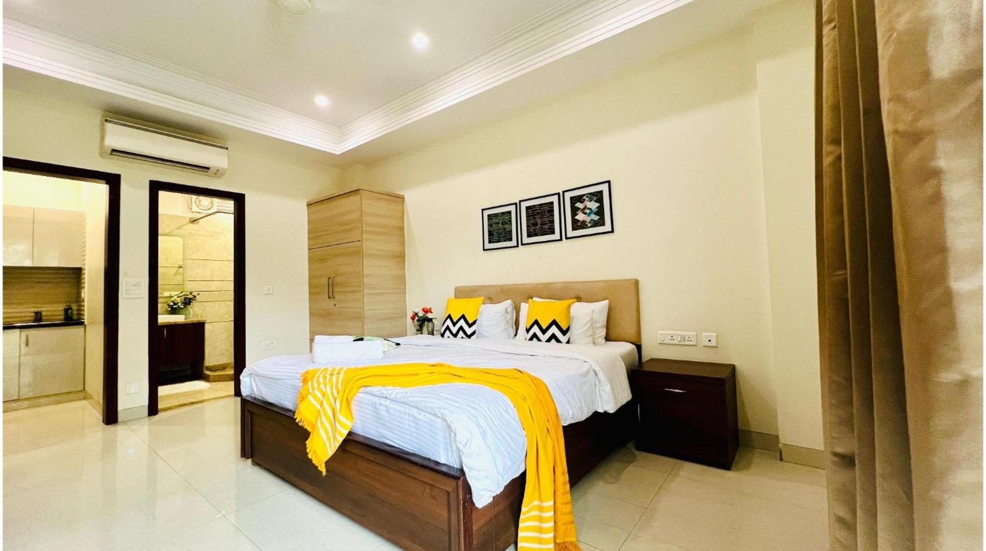 גורגאון Olive Service Apartments - Golf Course Road מראה חיצוני תמונה